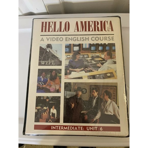 New HELLO AMERICA Unit 6 - ESL Learn ENGLISH Course HELLO AMERICA‎ #6 VHS Tapes - Picture 3 of 6